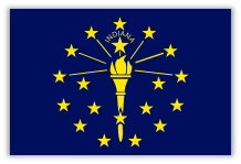 Indiana State Flag